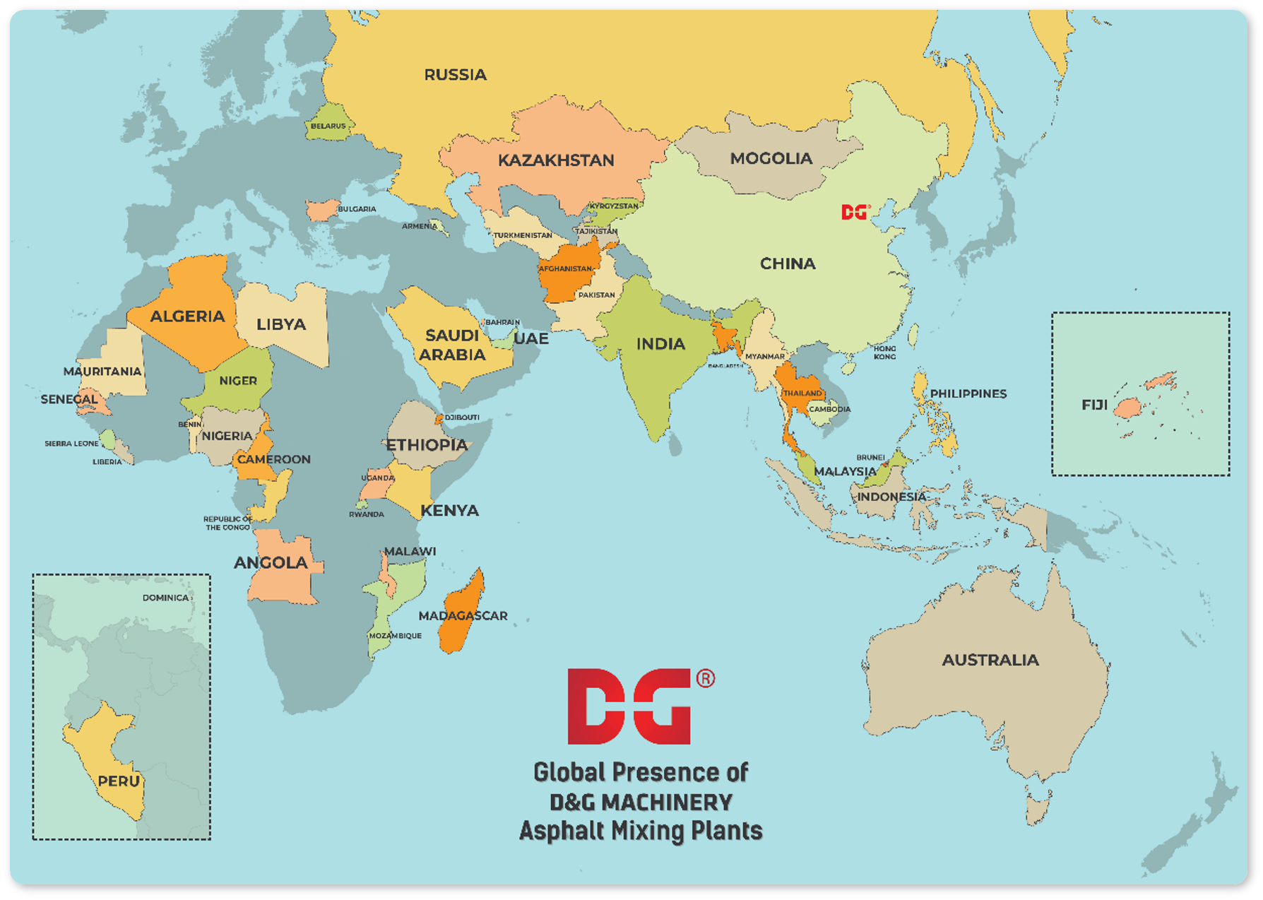 Global Presence Map